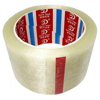 20605 BANDA ADEZIVA CU INSERTIE DIN FIBRA PENTRU ACUMULATORI 18650 60MM 25M