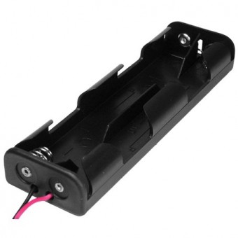 25341 SOCLU PENTRU 4 BATERII R6 IN LINIE