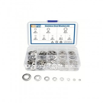 69331 SET 180 BUCATI SAIBE METALICE DIVERSE DIAMETRE