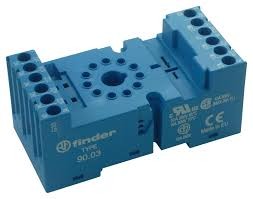 90.03 SOCLU 11 PINI SINA DIN  10A, 250VAC -40/+70 GRD C