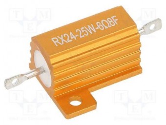 AHP25W-6R8F REZISTENTA BOBINATA 6.8R CU RADIATOR 25W
