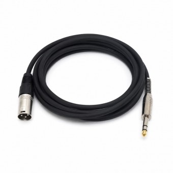 ALX-11B034 CABLU AUDIO XLR TATA LA JACK 6.3MM STEREO PROFESIONAL 3M