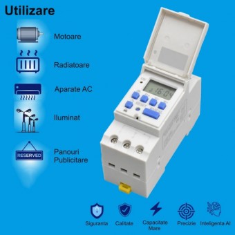 ALX-5D043 PROGRAMATOR DIGITAL DE TIMP CU RELEU DHC15A