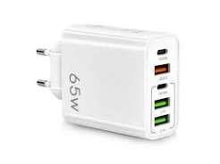 INCARCATOR PRIZA QC3.0 2X TIP C + 3XUSB 65W