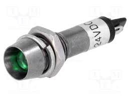 IND8-24G-B LAMPA DE CONTROL LED 24VDC IP40 LIPIT VERDE