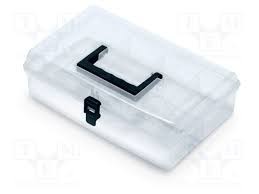 KNU30 CUTIE TRANSPARENTA CU COMPARTIMENTE 295X195X85MM