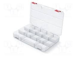 KSQ30204 CUTIE CU COMPARTIMENTE TRANSPARENTA 275X186X41MM