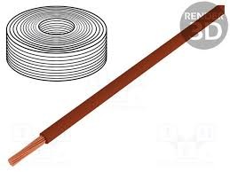 LIY-0.25BR CABLU LITAT LIY 0.25MM PVC MARO 900V CLASA 5