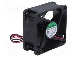 PF60251B1-A99 VENTILATOR DC AXIAL 12VDC 60X60X25MM RULMENT