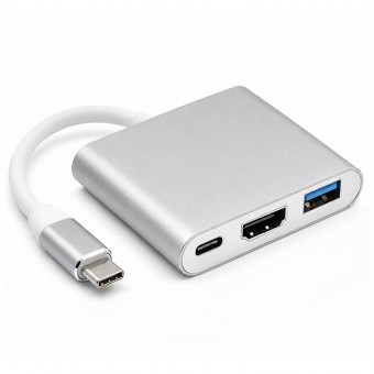 PMH01 HUB USB-C 3IN1 HDMI 4K USB-A 3.2 USB-C PD 100W