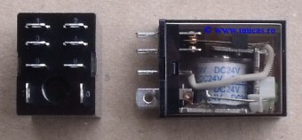 RELEU MODEL 44 COD NNC68AL-2Z 12A DC24V