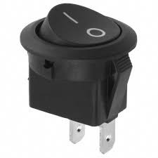 RR111C1121 BUTON ROCKER SPST-NO 2 POZITII ON-OFF 10A/250VAC NEAGRA