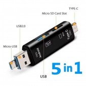 03841 CONVERTOR/ADAPTOR OTG TYPE C TATA CITITOR DE CARDURI MICRO SD