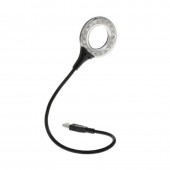 09395 LAMPA USB CU LUPA 32MM BRAT FLEXIBIL 18 LEDURI
