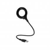 09395 LAMPA USB CU LUPA 32MM BRAT FLEXIBIL 18 LEDURI