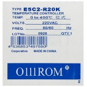 14081 TERMOSTAT ANALOG CONTROLER DE TEMPERATURA 230VAC 0-400 GRADE C