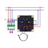 14081 TERMOSTAT ANALOG CONTROLER DE TEMPERATURA 230VAC 0-400 GRADE C