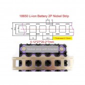 20552 BANDA NICHELATA PENTRU SUDURA IN PUNCTE 2P 18650 0.2X27MM 1M