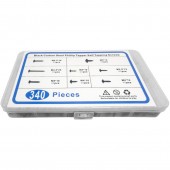 69332 SET 340 BUCATI SURUBURI OTEL CARBON NEGRU