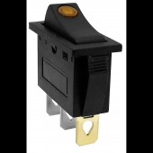 70581 INTRERUPATOR BASCULANT CU BEC ON-OFF 15A/250V 35X30X13MM PORTOCALIU