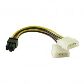 72333 CABLU ADAPTOR 2XMOLEX IDE TATA - PCI-E 6 PINI TATA
