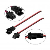 73329 SET CABLU MINI CONECTORI 2 PINI MAMA-TATA FIR COSITORIT 15MM