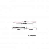 73329 SET CABLU MINI CONECTORI 2 PINI MAMA-TATA FIR COSITORIT 15MM