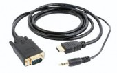A-HDMI-VGA-03-6 CABLU HDMI VGA SI CABLU JACK 3.5MM STEREO
