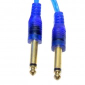 ALX-11A023 CABLU JACK TATAT STEREO 3.5MM LA 2 JACK TATA MONO 6.3MM SILICONAT 5M