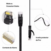 ALX-11H029 CABLU UTP PLAT CAT6 GIGABIT, 30M