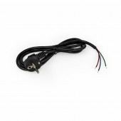 ALX-11I031 CABLU ALIMENTARE CU STECHER SCHUKO 3X0.75MM² 300/500V LUNGIME 1.4M NEGRU