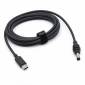 ALX-11I032 CABLU ALIMENTARE USB-C TATA LA DC 5.5X2.1MM PENTRU ROUTER, LED SI CCTV 2M