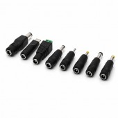 ALX-12C045 SET 8 MUFE ADAPTOARE ALIMENTARE DC UNIVERSALE LAPTOP + ADAPTOR USB-C