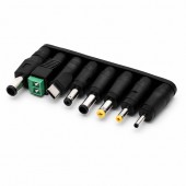 ALX-12C045 SET 8 MUFE ADAPTOARE ALIMENTARE DC UNIVERSALE LAPTOP + ADAPTOR USB-C
