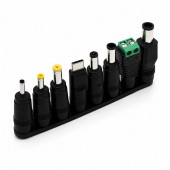 ALX-12C045 SET 8 MUFE ADAPTOARE ALIMENTARE DC UNIVERSALE LAPTOP + ADAPTOR USB-C