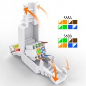 ALX-12H033 MUFA RJ45 CAT 6 - UTP DE PLASTIC / FARA SERTIZARE