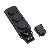 ALX-14F022 CAP DE PRELUNGITOR CU 3 PRIZE SI CAPAC DIN CAUCIUC, 3500W