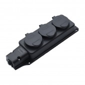 ALX-14F022 CAP DE PRELUNGITOR CU 3 PRIZE SI CAPAC DIN CAUCIUC, 3500W