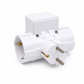 ALX-14F026 TRIPLU STECHER 3 PRIZE COMPACT 16A 250V CU INTRERUPATOR SI PROTECTIE COPII