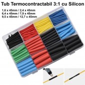ALX-14I031 TUB TERMOCONTRACTABIL 3:1 WATERPROOF CU SILICON, 280BUC / SET
