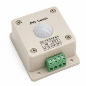 ALX-14L033 SENZOR PIR MISCARE 12-24V 8A PENTRU ILUMINARE LED