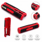 ALX-17E029 DEZIZOLATOR CABLU ELECTRIC MULTIFUNCTIONAL REGLABIL 0.5-6MM + RG59 RG6 PROFESIONAL DALB