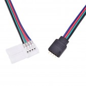 ALX-18E010 CONECTOR ALIMENTARE BANDA RGB CU 4 FIRE