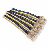 ALX-18E020 CONECTOR BANDA LED COB RGB+CCT 12MM 6 PINI CU CABLU 10CM