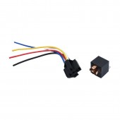 ALX-1A037 RELEU AUTO 12V 80A CU 5 PINI SOCLU SI FIRE DE 16CM