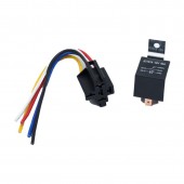 ALX-1A038 RELEU AUTO 12V 40A CU 5 PINI SOCLU SI FIRE 16CM