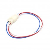 ALX-1A039 CONECTOR AUTO MAMA-TATA 3 PINI CU FIRE 30CM PAPUCI 6.3MM