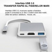 ALX-2C034 ADAPTOR VIDEO USB TIP-C LA HDMI 4K - USB 3.0 - USB TIP-C
