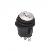 ALX-6A026 BUTON ROTUND CU INOX 6A-3P / 20X33MM