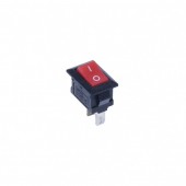 ALX-6B049 INTRERUPATOR MINI IRS 220V ROSU, 15X10MM